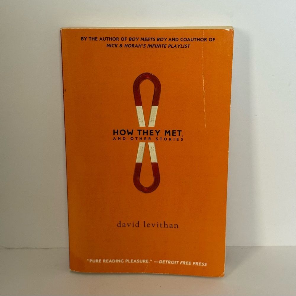 Orange 'How They Met' Book by David Levithan